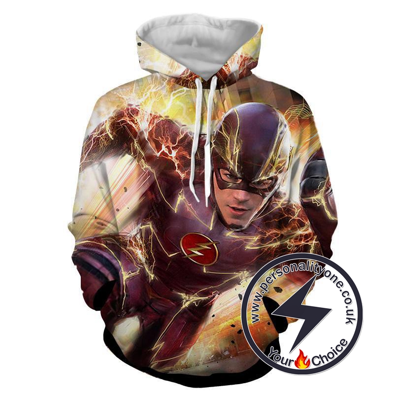 Fast Flash 3D Printed - The Flash Hoodies - Star Lab